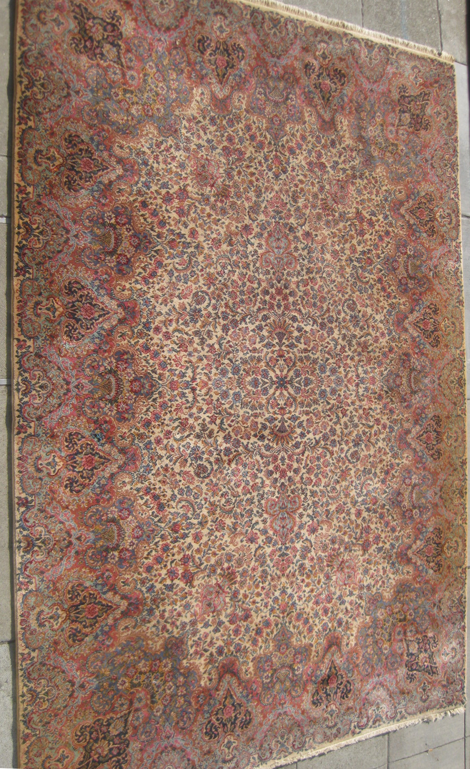 UHURU FURNITURE & COLLECTIBLES: SOLD - 9' X 12' Karastan Rug - $200