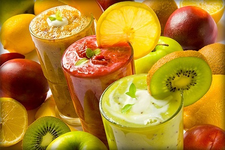 batido de frutas y verduras