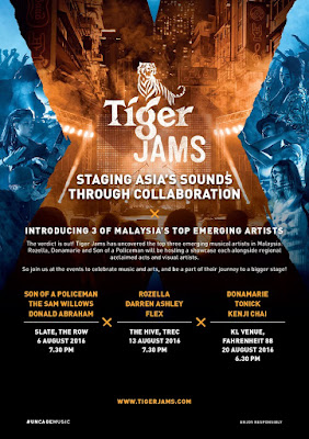 Official poster. tiger jams showcase 2016