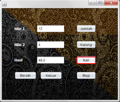Contoh Program Perhitungan Sederhana dengan Menggunakan Java NetBeans