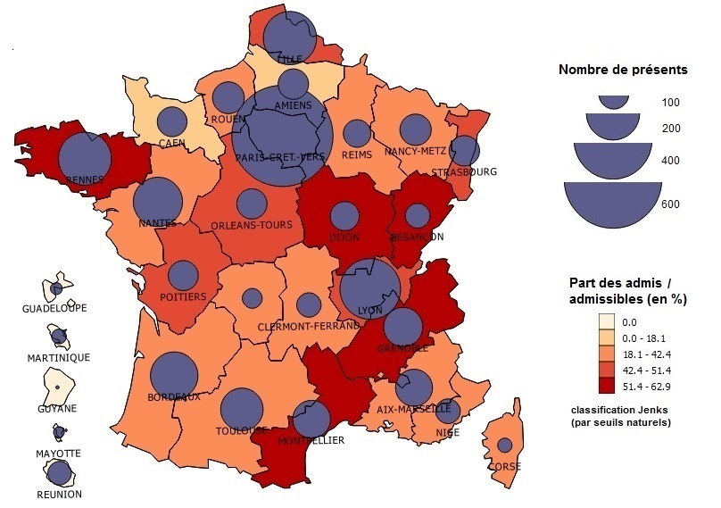 Didageo Le Blog De La Didactique De La Geographie La Carte Des Resultats Au Capes D Histoire Geographie