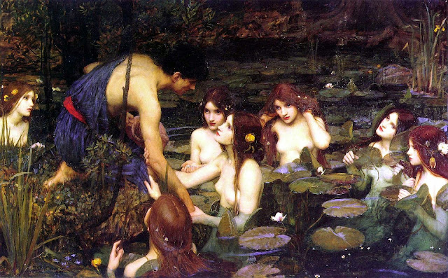 Hylas and the Nymphs, 1896 by John William Waterhouse