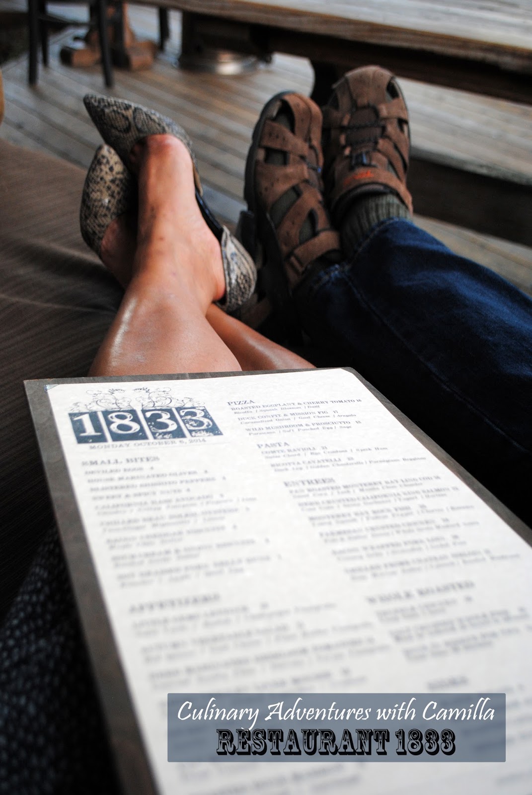 Fall Break Dates Restaurant 1833 Tasting Notes