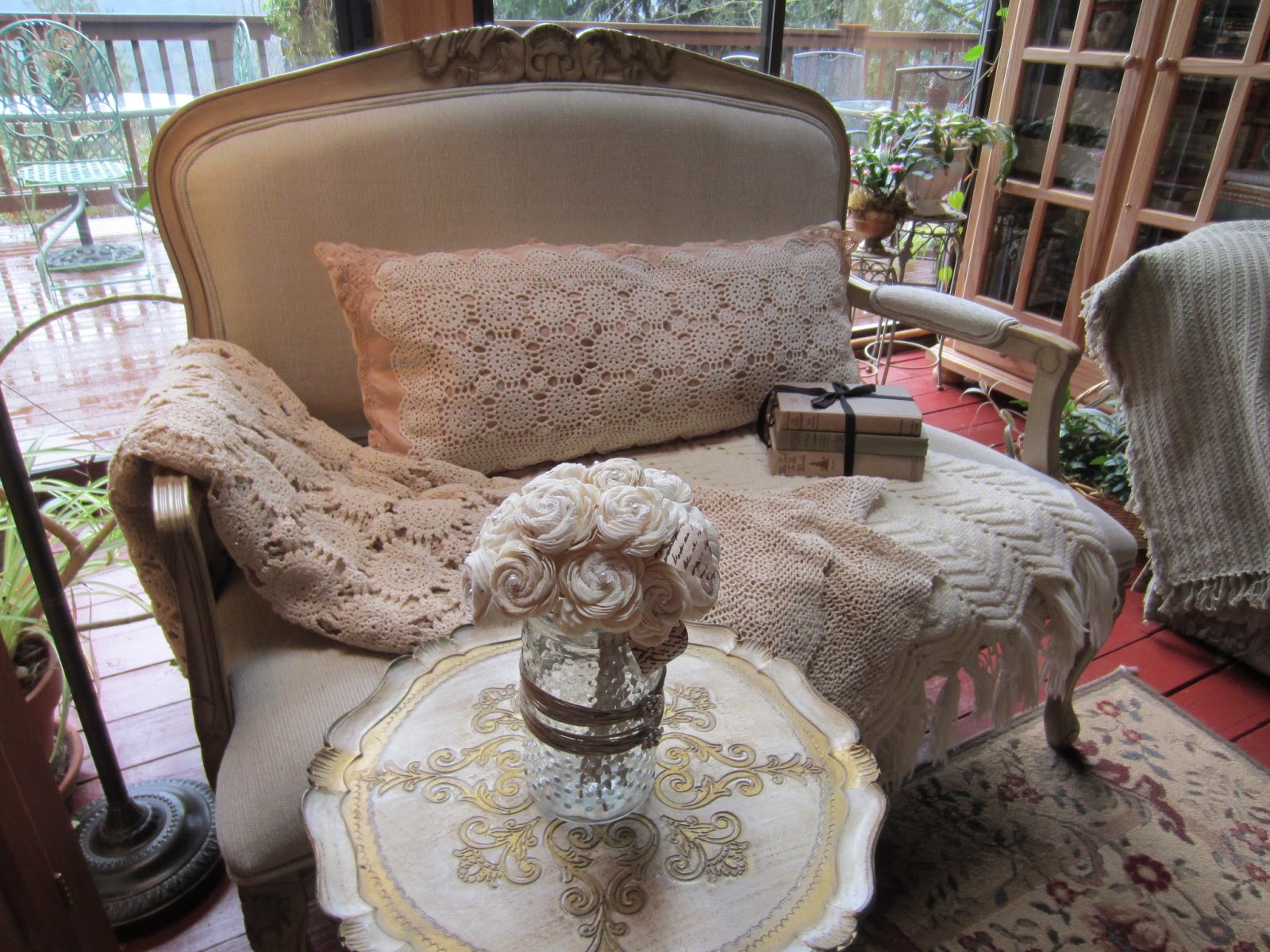 Beatrice Euphemie Repurposed Dresser Scarf Pillow