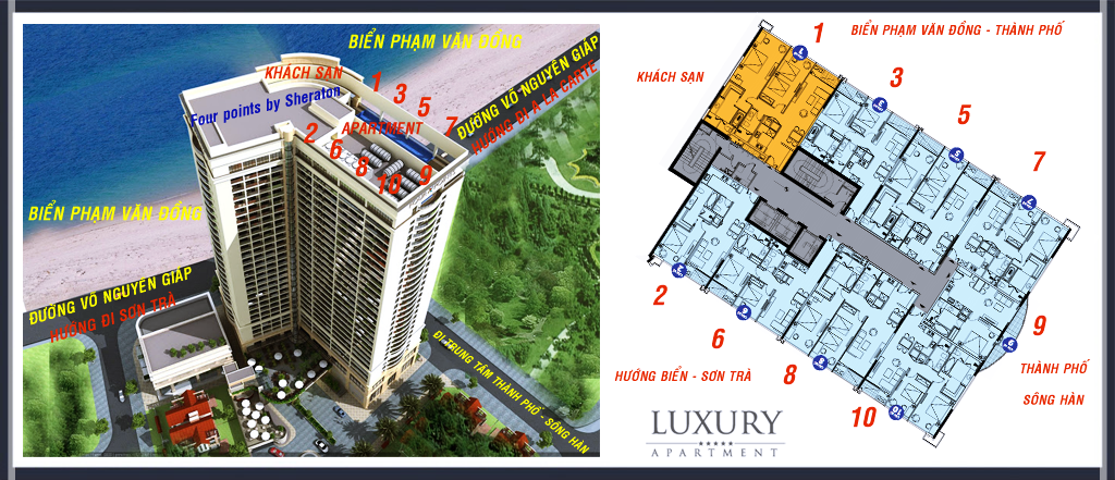 Bố trí căn hộ Luxury Apartment Bố trí căn hộ Luxury Apartment