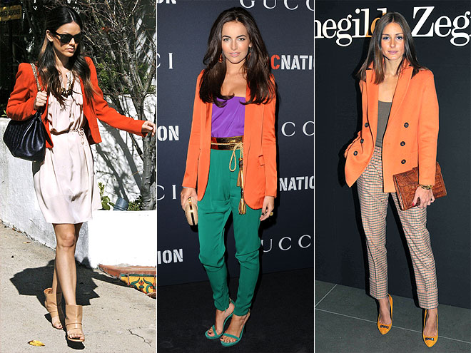 Parisienne: Who Looks Better? (Blazer Color Naranja)