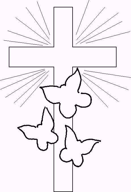 Religious Easter Coloring Pages For Children Free Printable