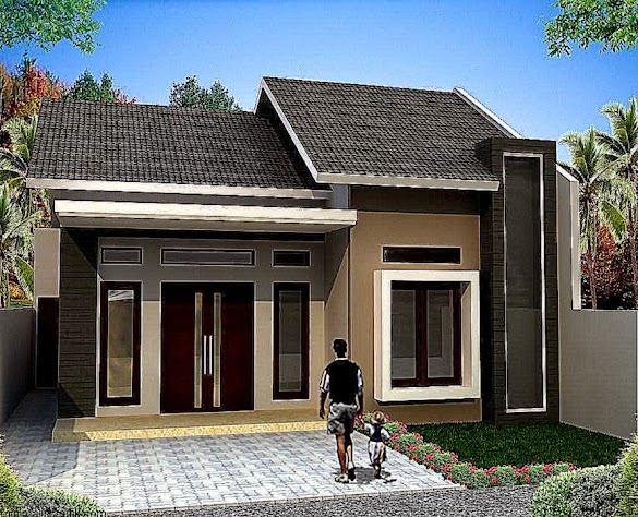 Desain Rumah Minimalis - Rumah Danielle: Desain rumah minimalis type 54 Terbaru - Rumah minimalis 2021 kumpulan gambar desain interior rumah idaman minimalis, modern, sederhana, mungil type 21, 36, 45.