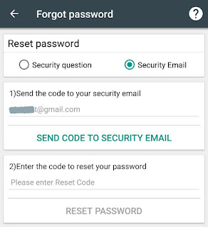 Reset AppLock password