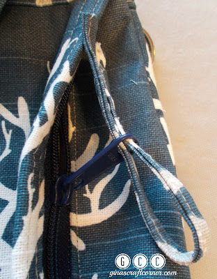 Fabric Zipper Pull Tutorial by Gina's Craft Corner