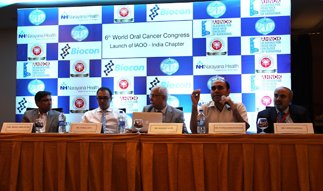 International Academy of Oral Oncology launches its India Chapter India to host the 6th World Oral Cancer Congress in Bengaluru International Academy of Oral Oncology launches its India Chapter India to host the 6th World Oral Cancer Congress in Bengaluru