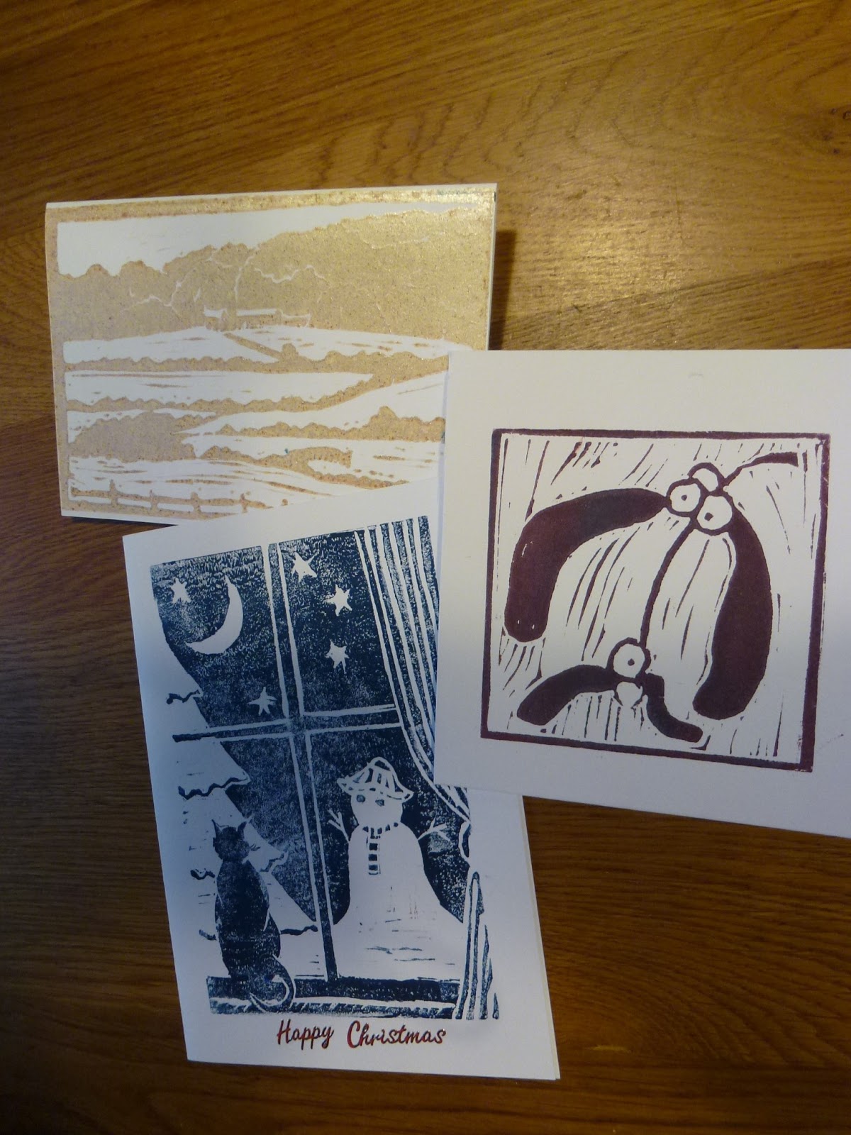 Within the Walled Garden LINO CUT CARDS AND PRINTS... A Quick How To