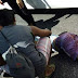 Jovem tem pé esmagado após tentar passar pela brecha de dois ônibus nos Bancários, em João Pessoa