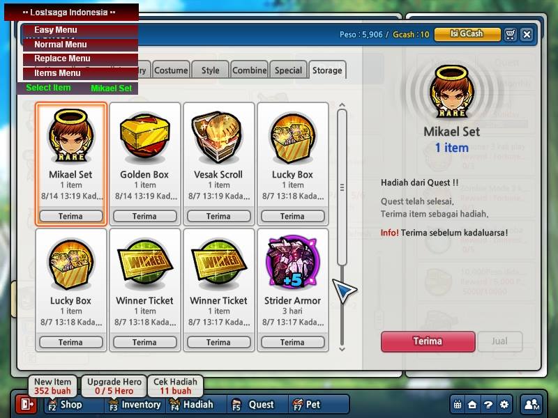 Suntik Item Lost Saga Indonesia 6 September 2016 | Blog ...