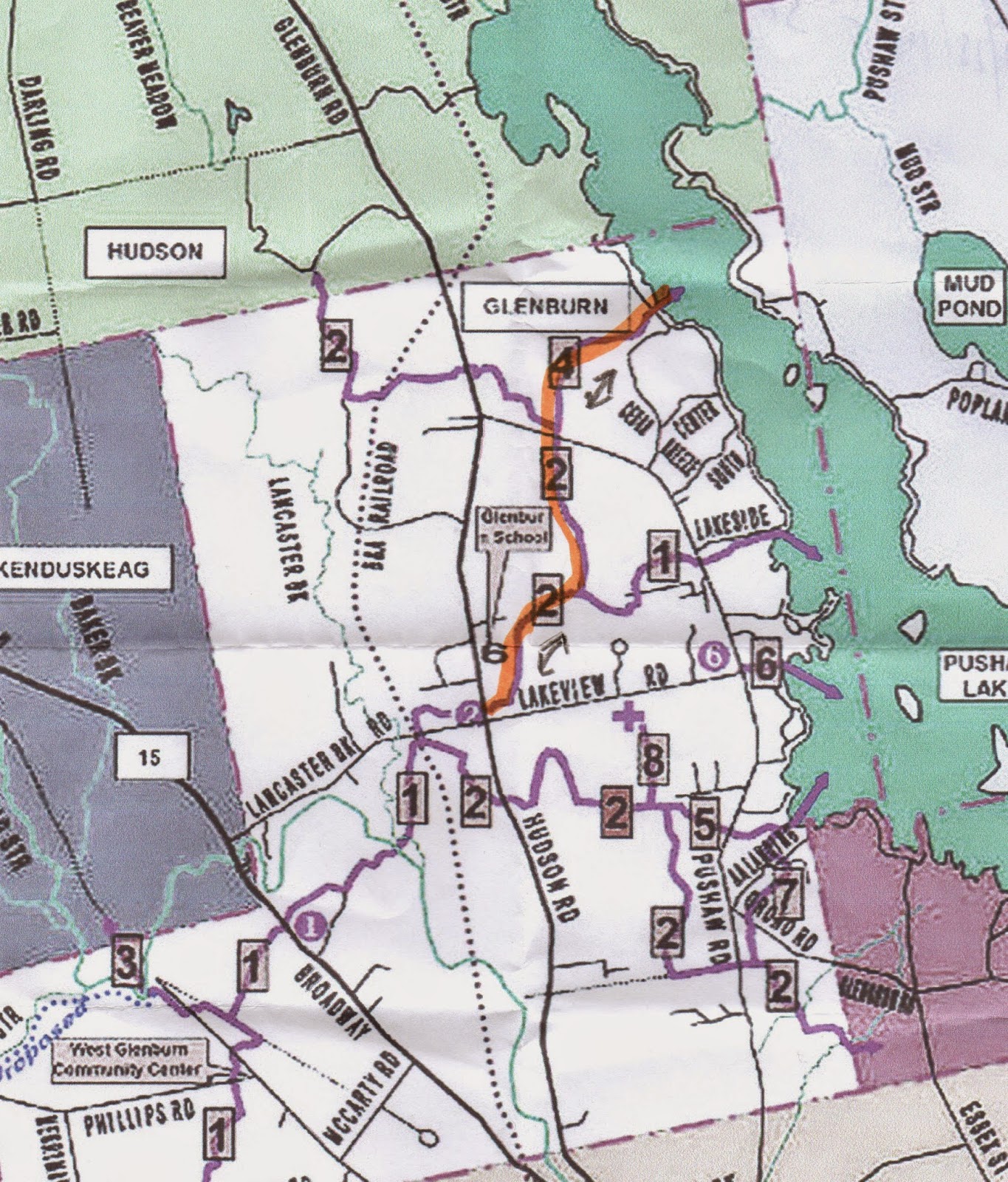 Hiking in Maine with Kelley 2/18/15 Glenburn Snowmobile Trails