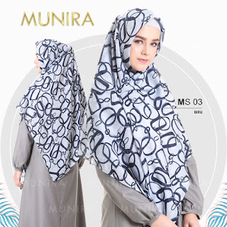 KOLEKSI TERBARU KERUDUNG SEGI EMPAT MUNIRA MS 03