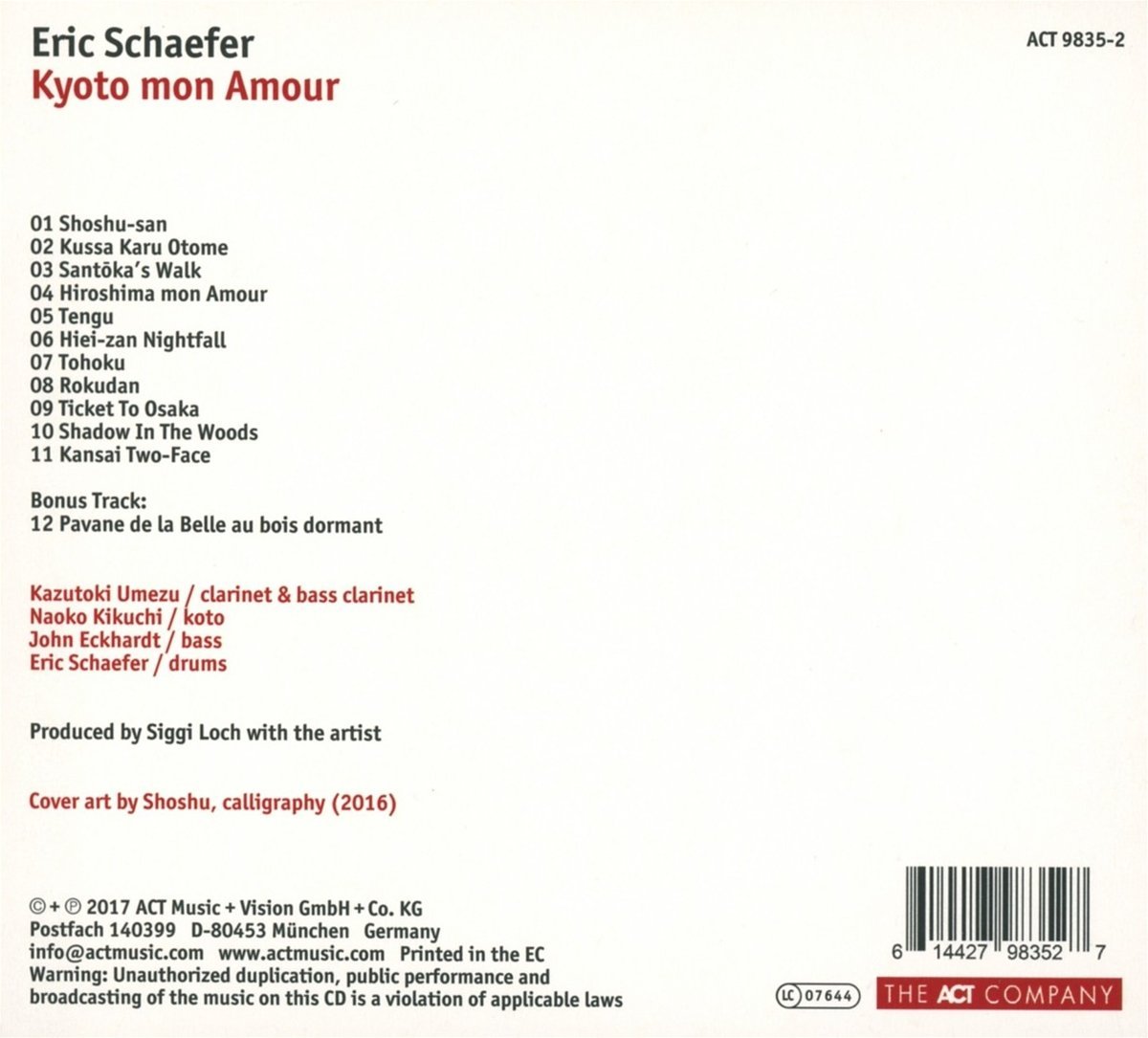 Eric Schaefer - Kyoto mon Amour Eric Schaefer - Kyoto mon Amour