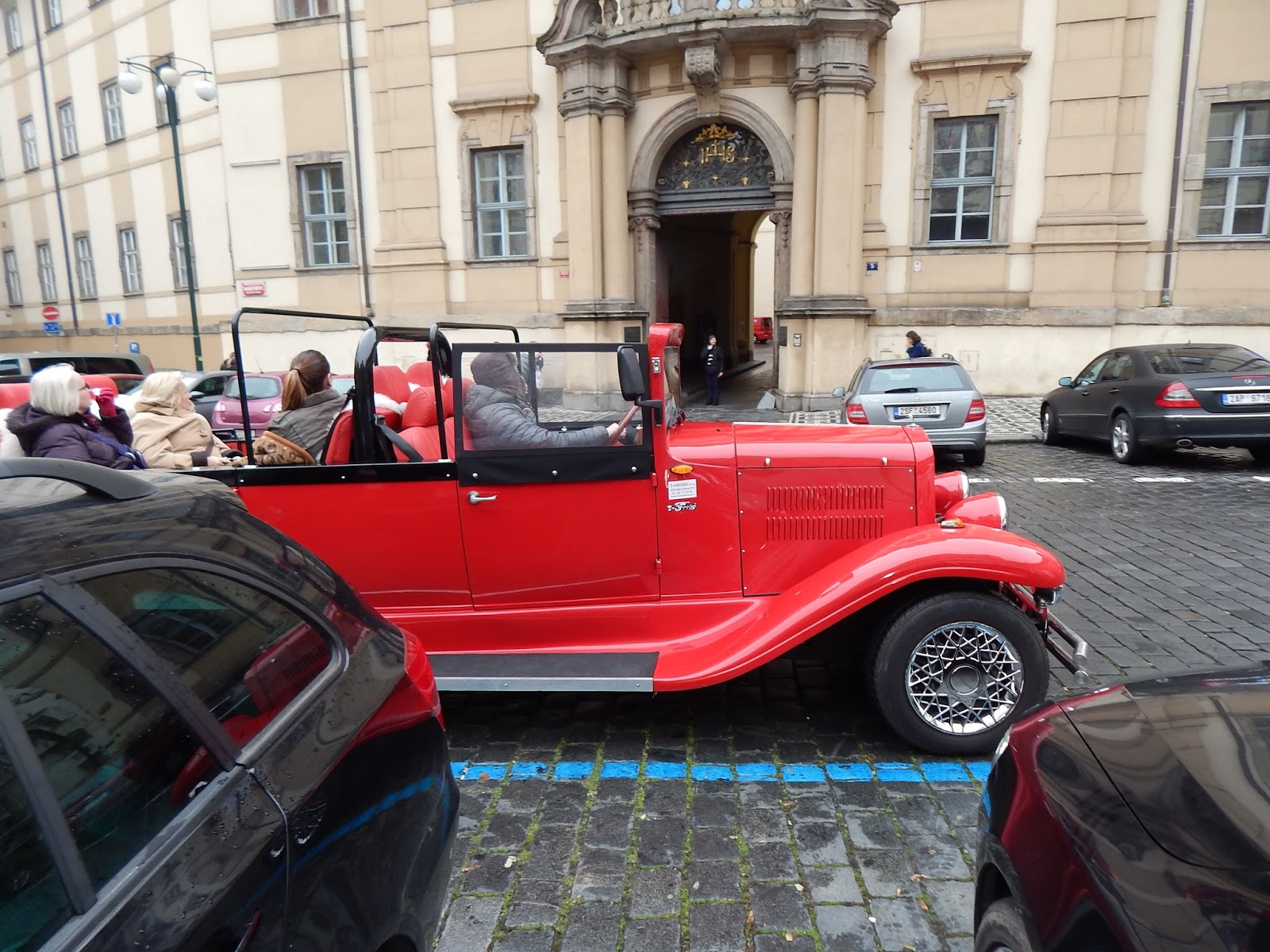 The Automobile and American Life &quot;Old Car&quot; Taxi in Prague