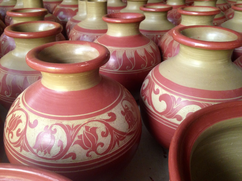 Vicki Finkel Ceramics Vicki in Sri Lanka Ceramics Studio