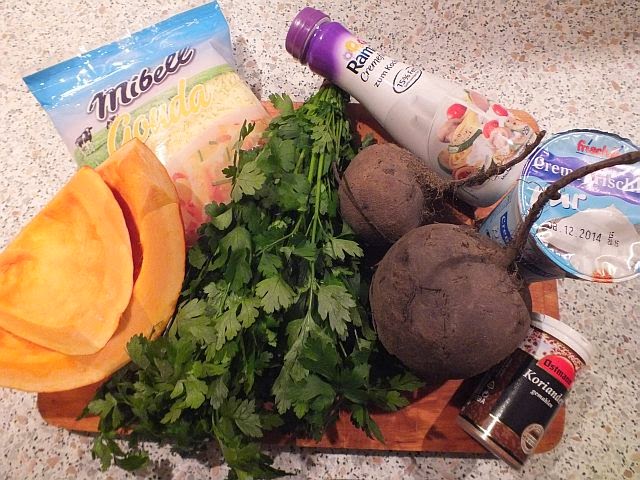 tales from my kitchen: Kürbis &amp; Rote Bete Gratin