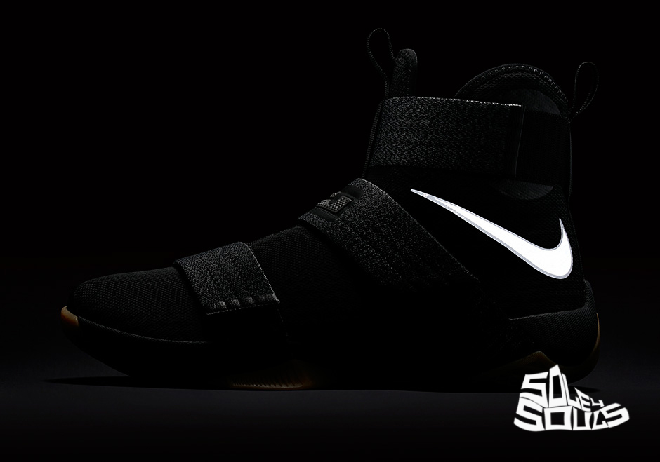 nike lebron zoom soldier 10 black gum