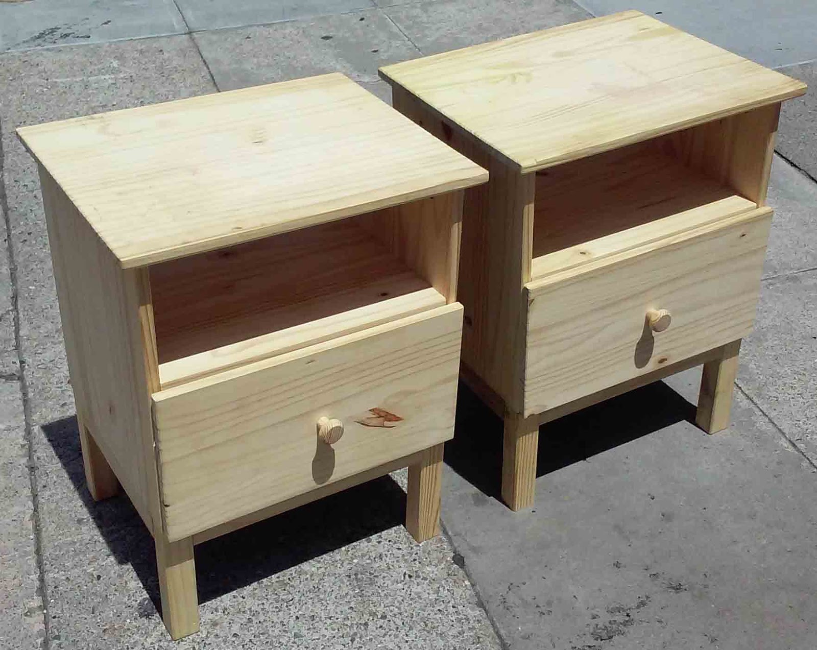 UHURU FURNITURE & COLLECTIBLES SOLD Ikea Style Unfinished Pine Night