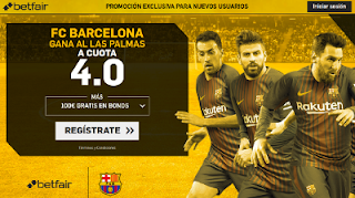 betfair supercuota Barcelona gana Las Palmas Liga 1 octubre betfair supercuota Barcelona gana Las Palmas Liga 1 octubre
