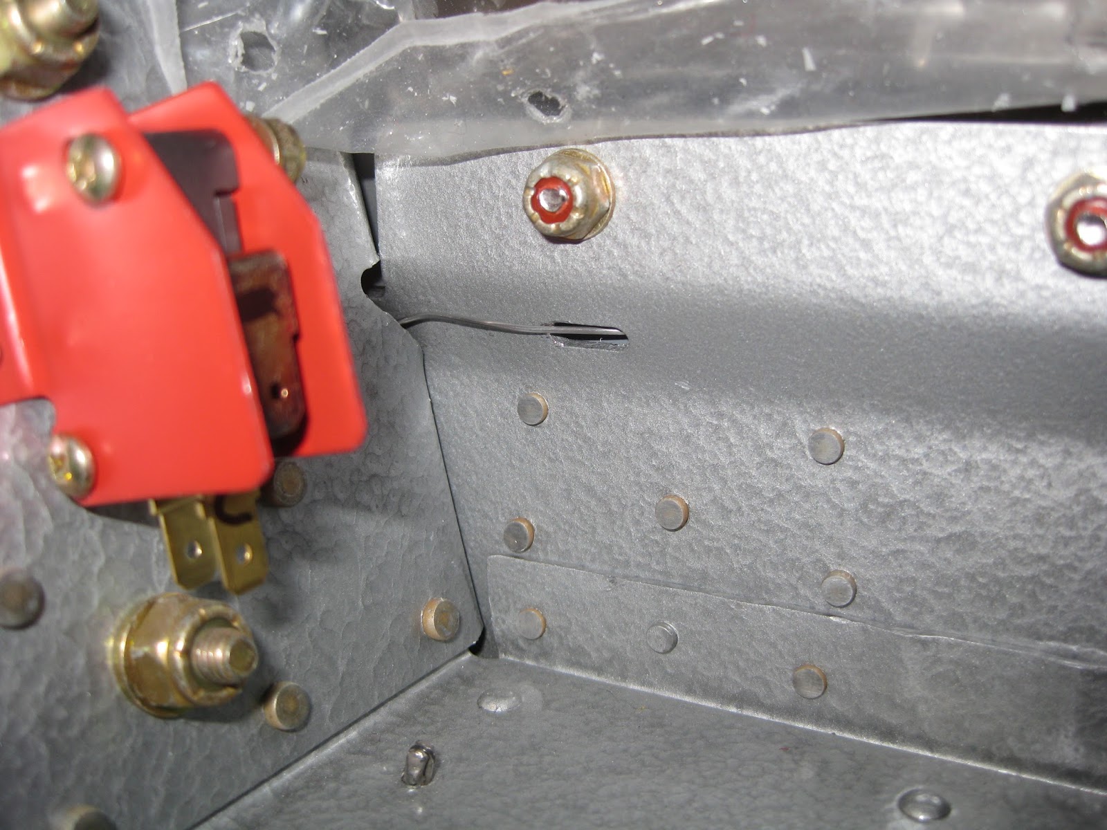 E's Van's RV-14A: Avionics: Canopy harness, switch and fan wiring.