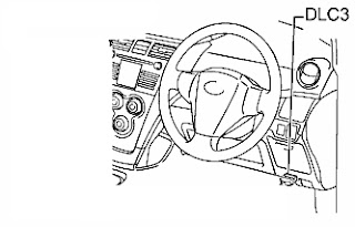 Cara membaca dan menghapus kode DTC system ABS Toyota secara manual