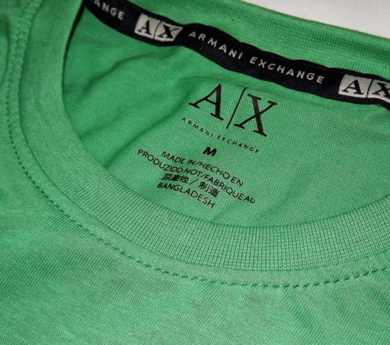 Product of Bangladesh: A|X Armani Exchange T-Shirt