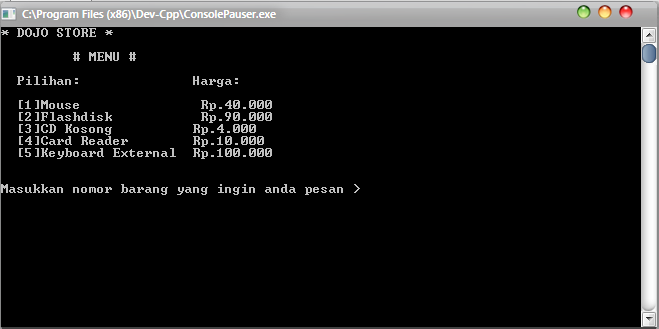 Membuat Program Sederhana Menggunakan Dev C++ | DoJo shared