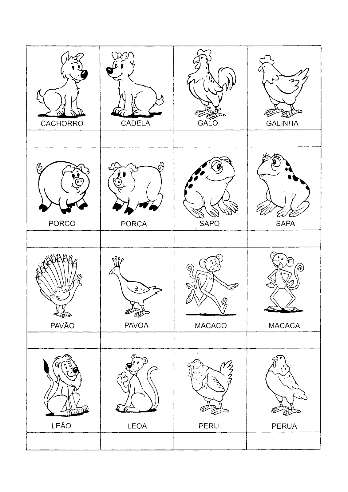 Leitura de palavras com Jogo da memória - Planos de aula - 1º ano