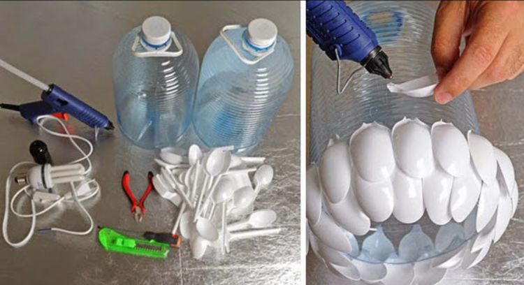 Top Cara Membuat Tempat Sendok Dari Botol Plastik, Kerajinan Stik