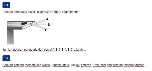 Contoh Soal Konsep Getaran