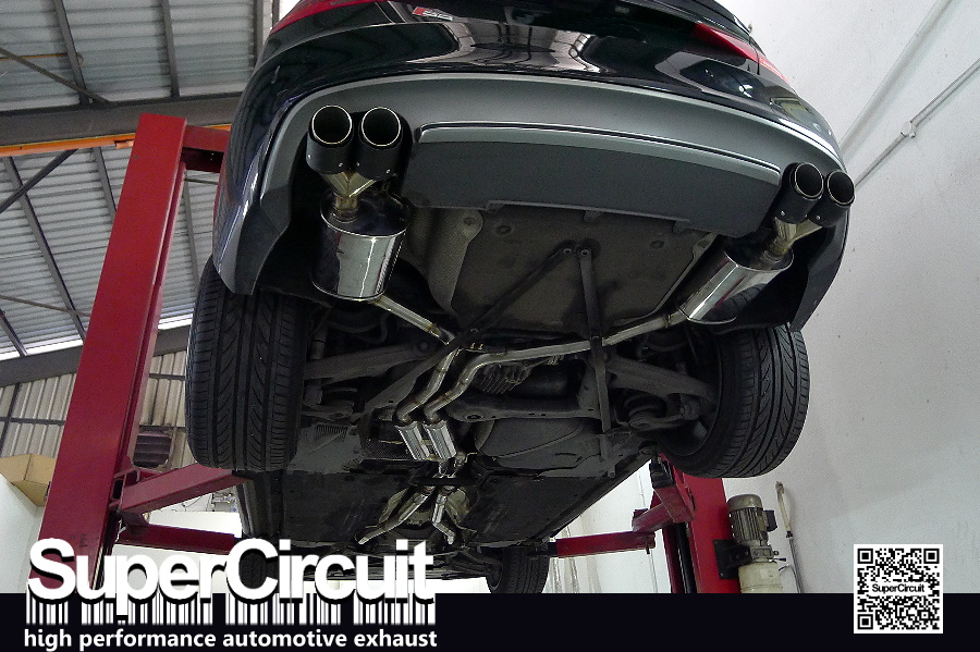 SUPERCIRCUIT Exhaust Pro Shop Audi S5 vs Audi A5 Catback Exhaust Custom