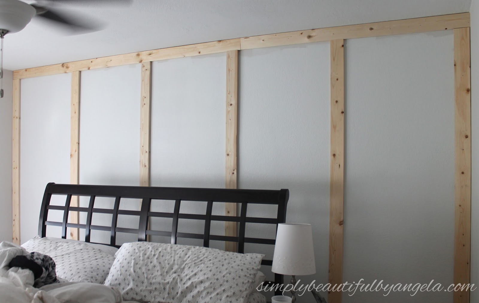 Board and Batten Grid Wall Tutorial Simply Beautiful By Angela