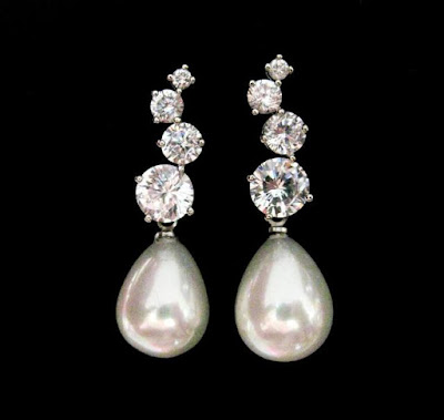 awesome bridal drop earrings