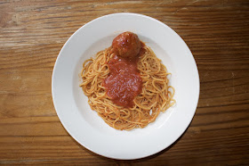 Spaghetti and Meatballs with Red Gravy