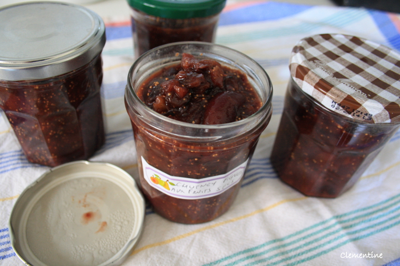 Le blog de Clementine Chutney de figues aux fruits secs