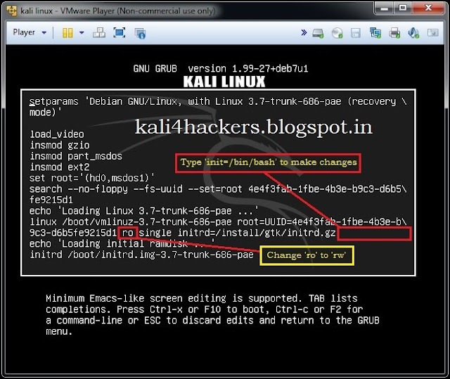 Kali For Hackers How To Reset Root Password