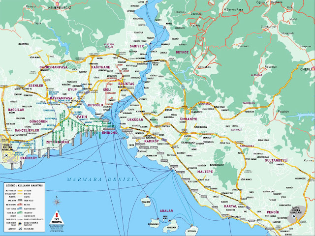 Istambul map