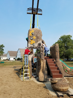 adams nature preserve playground installation