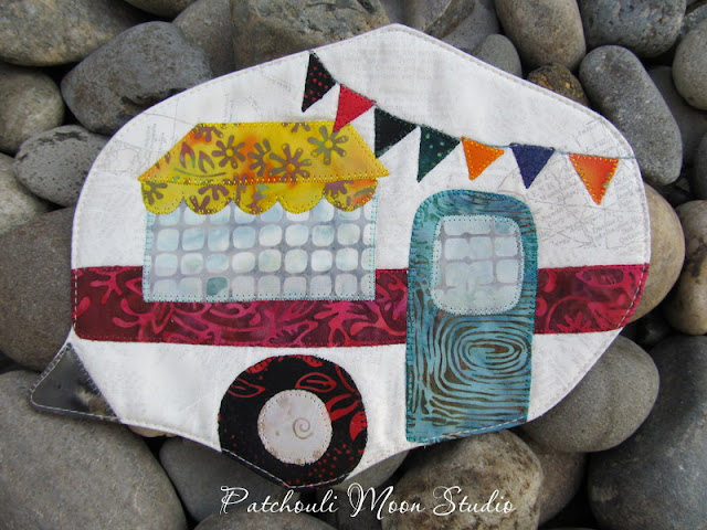 Patchouli Moon Studio~ Happy Camper Mug Rugs