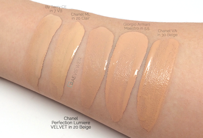 misundelse Brink afbryde the raeviewer - a premier blog for skin care and cosmetics from an  esthetician's point of view: Chanel Perfection Lumière Velvet Foundation  Review, Photos, Swatches