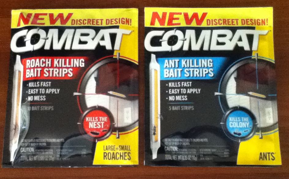 Swimming in cats combat ant roach killing bait strips product review