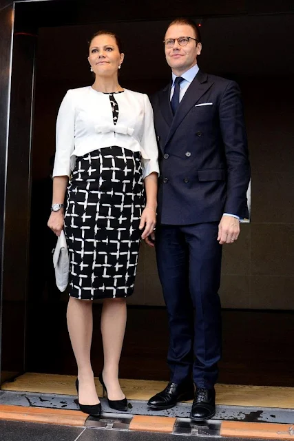 Crown Princess Victoria of Sweden and Prince Daniel of Sweden attended an informal meeting with representatives of Colombian women's organizations at the NGO 'Ruta Pacífico de las mujeres' headquarter