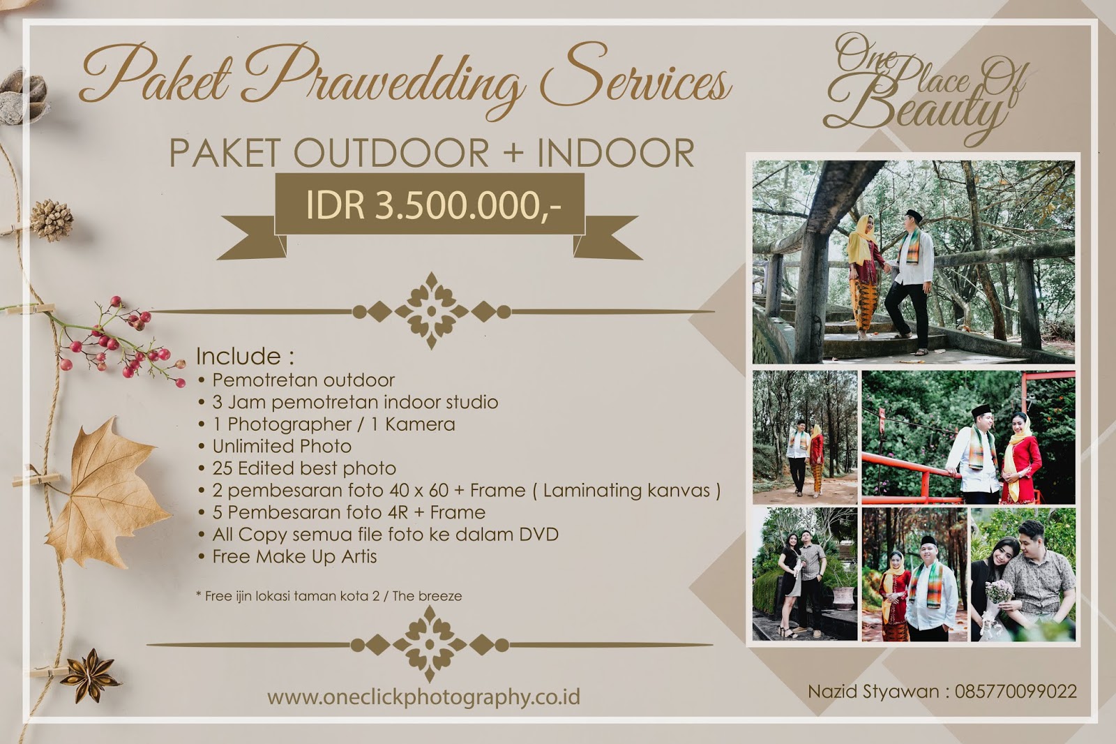 Top Daftar Harga Foto Prewedding Jakarta Toprewed