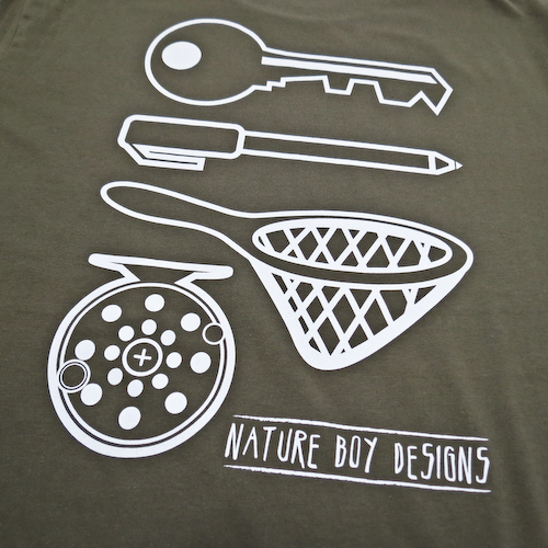 The Fiberglass Manifesto NATURE BOY DESIGNS Flats Flag & "Keeping It