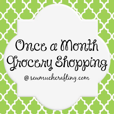 Tips on Once a month grocery shopping