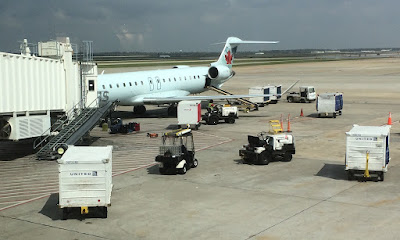 Houston airport tarmac